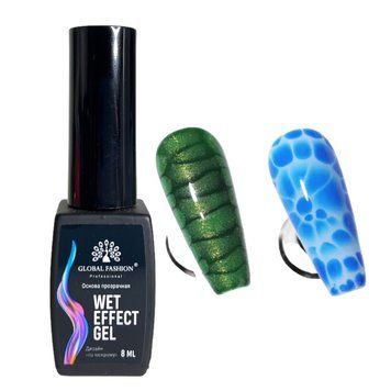 Основа для растекания Wet effect gel 8мл Global Fashion 24056 фото