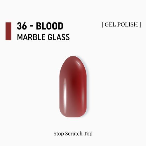 Витражный гель-лак Marble glass No MG-36 ADORE, 8 мл 27538 фото