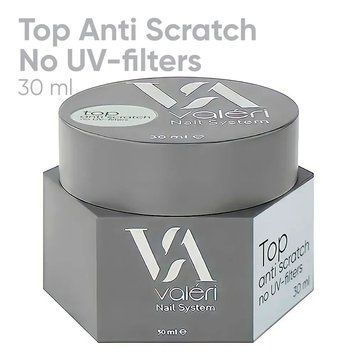 Топ без липкого шару Valeri Top Anti Scratch 30 мл 28765 фото