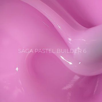 Гель для наращивания ногтей Saga Professional Builder Gel Pastel Color №6,15 мл 26720 фото