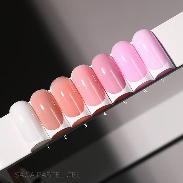 Гель для наращивания ногтей Saga Professional Builder Gel Pastel Color №6,15 мл 26720 фото