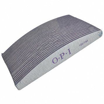 Пилки для ногтей 100/150 25 шт OPI лодочка 11011 фото