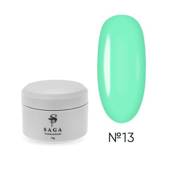 Гель для наращивания ногтей Saga Professional Builder Gel Pastel Color №13,15 мл 26727 фото