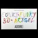 Гель для объемных дизайнов 3D Funky No03 clear, ADORE 15ml 27508 фото 3