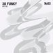 Гель для объемных дизайнов 3D Funky No03 clear, ADORE 15ml 27508 фото 2