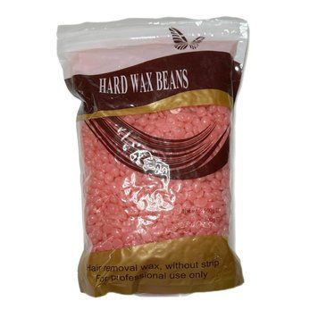 Воск для депиляции Hard Wax Beans 500 г, розовый 23630 фото