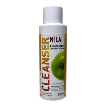 Средство для снятия липкого слоя Nila Cleanser, яблоко, 100 мл 20274 фото