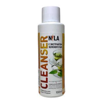 Средство для снятия липкого слоя Nila Cleanser, зеленый чай, 100 мл 20275 фото