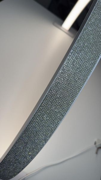 Лампа арка LED безтіньова настільна зі стразами 23733 фото