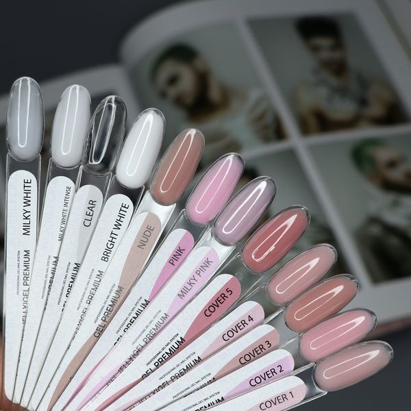 Гель для наращивания Komilfo Gel Premium Milky Pink HEMA/TPO free, 15 г 27874 фото