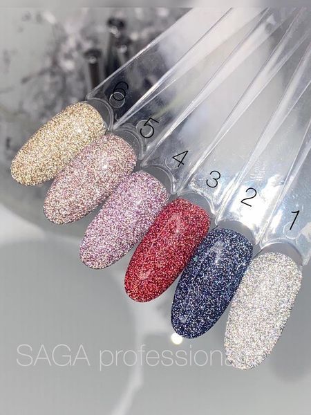 Гель-лак світловідбивний SAGA Professional Fiery №2, 9мл 22100 фото