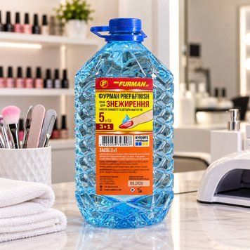 Средство для обезжиривания ногтей Furman Prep&Finish 3 в 1, 5 л 28882 фото
